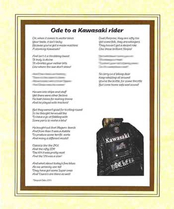 Ode to a Kawasaki Rider