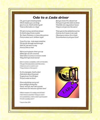 Ode to a Lada Driver