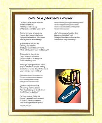 Ode to a Mercedes Driver