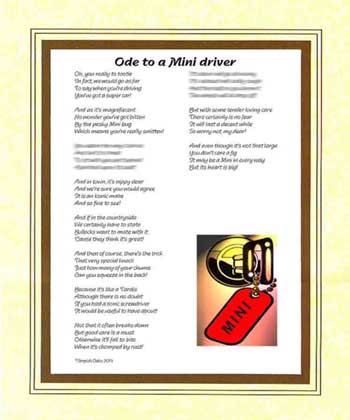 Ode to a Mini Driver