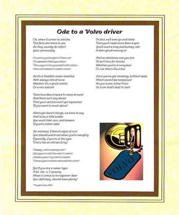 Ode to a Volvo Driver