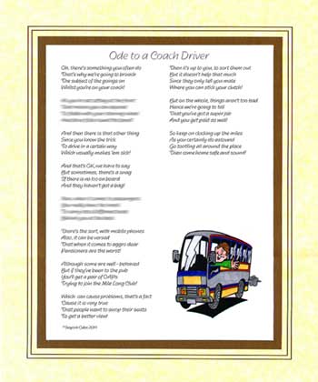 Ode to a Coach Driver