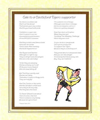 Ode to a Castleford Supporter