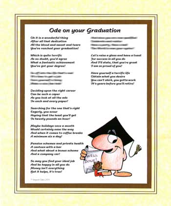 Ode on Your Graduation