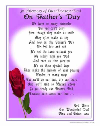 Our Dearest Dad on Fathers Day