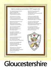 Click to View the Gloucestershire Cricket Ode