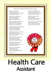 Click Here to View Health Care Assistant Ode